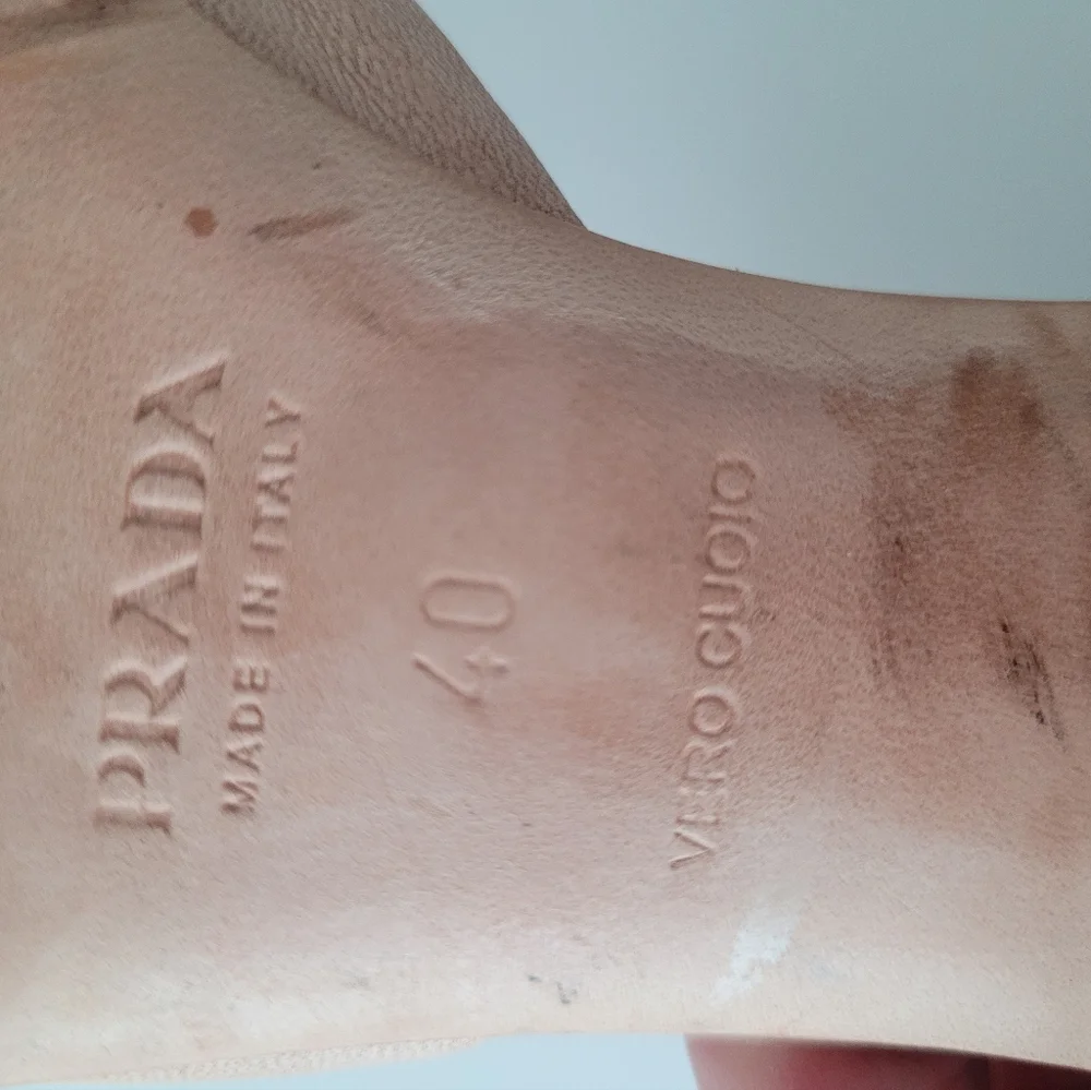 Prada Nude Heel Shoe Neiman Marcus - Picture 9 of 17